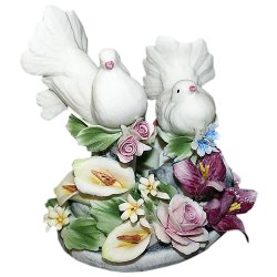 Статуэтка из фарфора Пара голубей