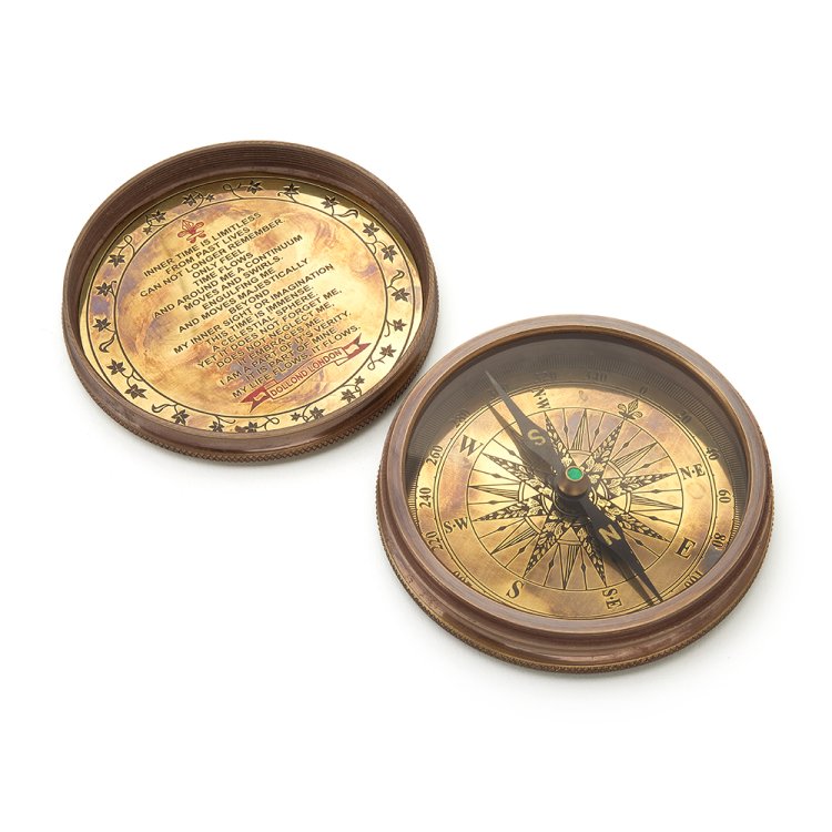 Компас магнитный в морском стиле Dollond London 1920, фото 3