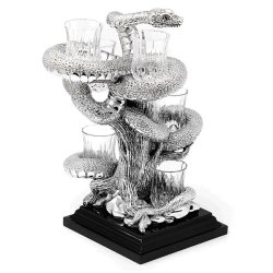 Набор для водки Змея на дереве