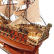 Модель парусного корабля Friesland, Голландия, 94 см, фотография кормы