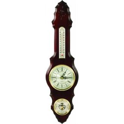 Настенные часы с термометром и барометром