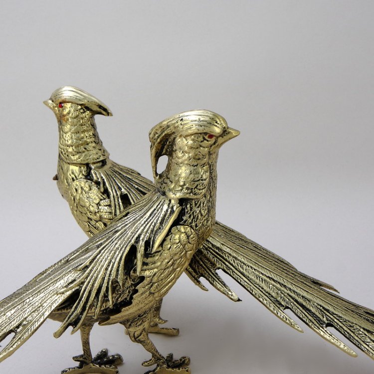 Статуэтка из бронзы Пара фазанов Bello De Bronze BP-12010-D, фотография 2