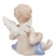 Статуэтка из фарфора Ангелочек-музыкант с гармошкойPavone JP-14/ 7, фотография со спины