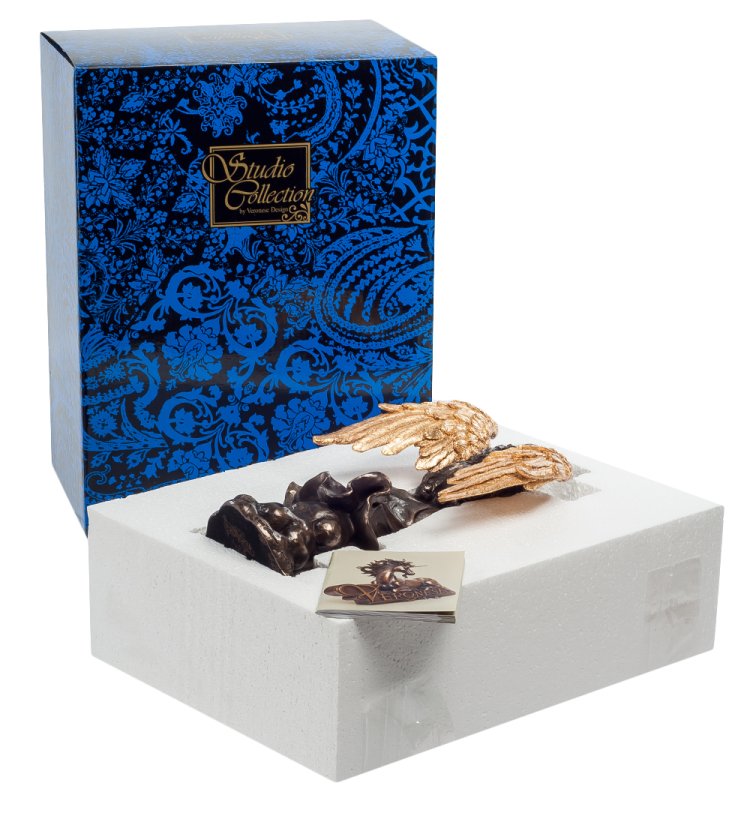 Статуэтка Ангел играющий на трубе Veronese WS-693/ 3, упаковочный вид