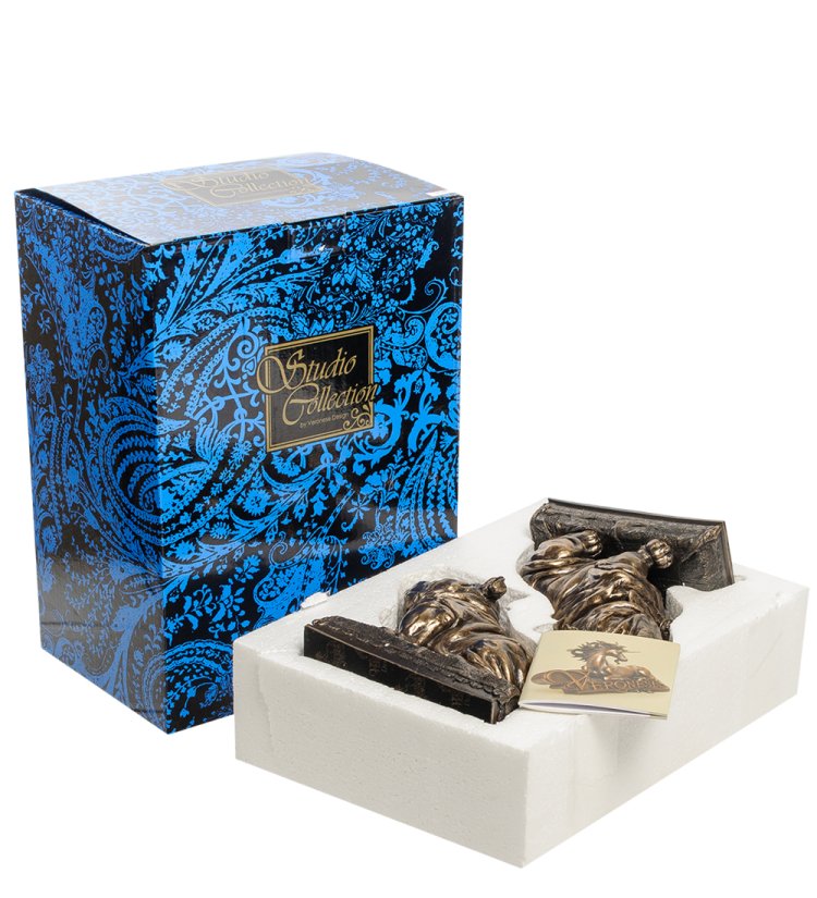 Держатели для книг Два бульдога Veronese WS-884, упаковочный вид