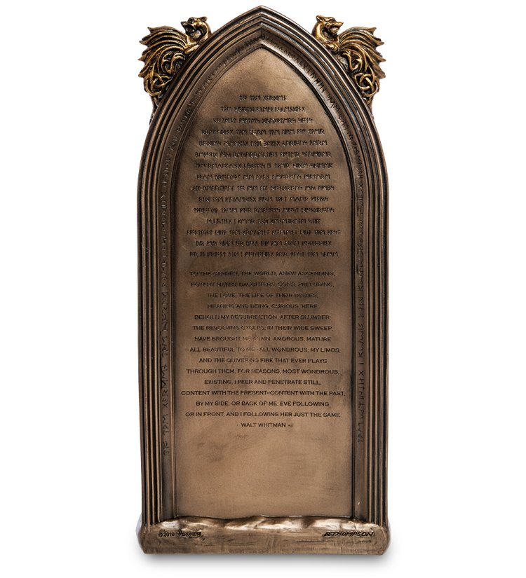 Статуэтка Друид Veronese WS-1050, оборотная сторона