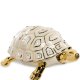 Статуэтка из Керамики белая Черепаха с золотым декором Sabadin Vittorio SV- 31