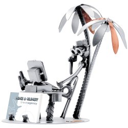 Турагент - Фигурка из металла