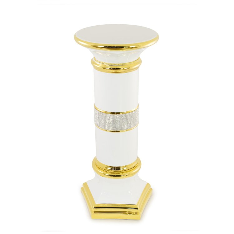 Колонна из керамики с кристаллами Swarovski, коллекция Dubai Migliore De Luxe 27494, фотография сбоку