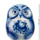 Фигурка Сова Софья Голубая гжель ГЛ-271 