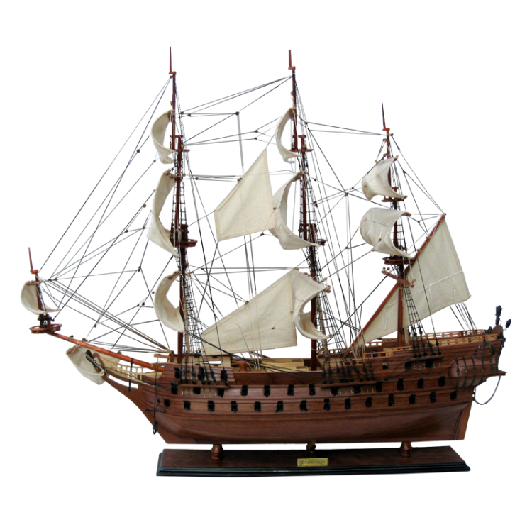 Модель парусного корабля Zeven Provincien, Голландия, 94 см