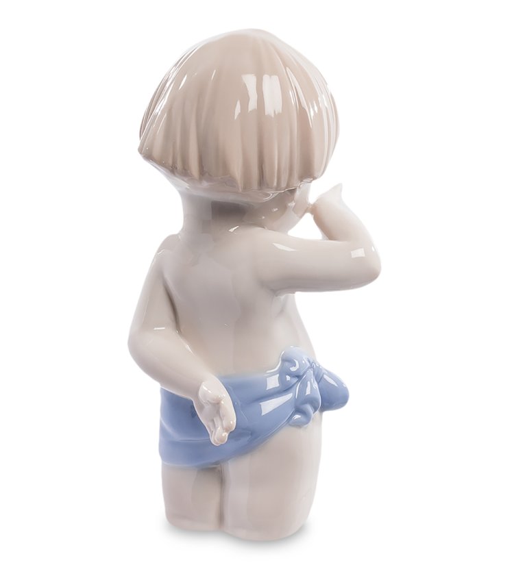 Статуэтка из фарфора Злой Мальчик Pavone JP-242/ 7, фотография со спины