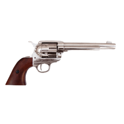 Макет Револьвера кавалерийский Кольт 45 калибра, серебряный