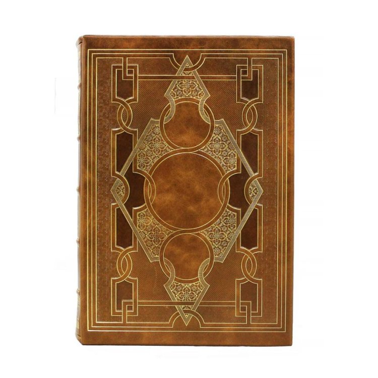 Книга кожаном переплете Тайные общества, союзы и ордена репринтное издание в 2-х томах - Георг Шустер BG4970R, фотография с обратной стороны