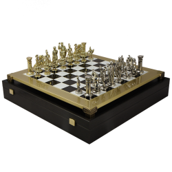 Шахматы Греко-Римский период, Черно-белая доска, большие