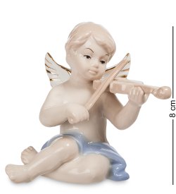 Статуэтка из фарфора Ангел-музыкант со скрипкой