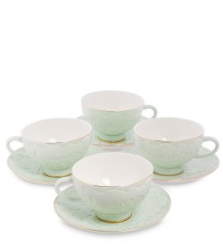 Чайный набор из фарфора на 4 персоны Лаце Росса