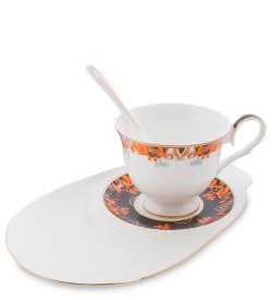 Чайная пара из фарфора Риомаджоре