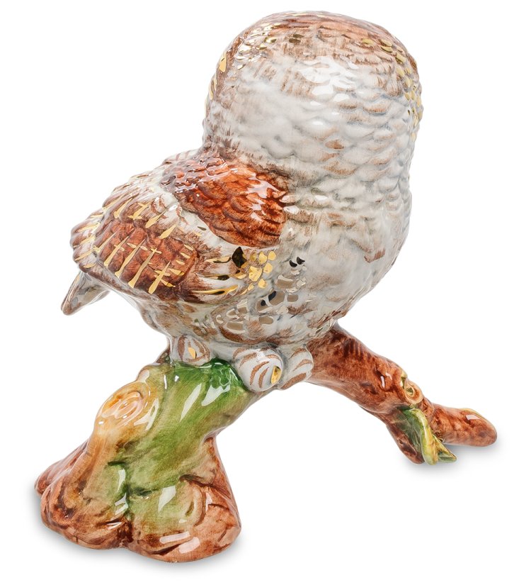 Статуэтка Сова на ветке Ahura SR1628/DDO, фотография со спины