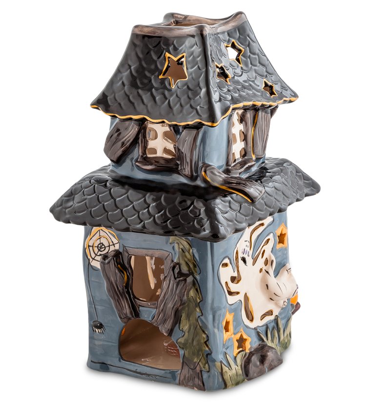 Подсвечник из фарфора Призрачная обитель Pavone BS-525, оборотная сторона