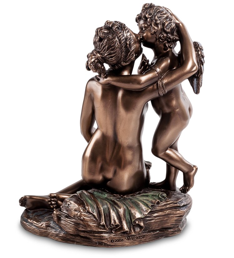 Статуэтка Поцелуй ангела Veronese WS-546, оборотная сторона