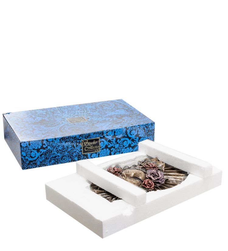 Венецианская маска Пионы Veronese WS-335, упаковочный вид