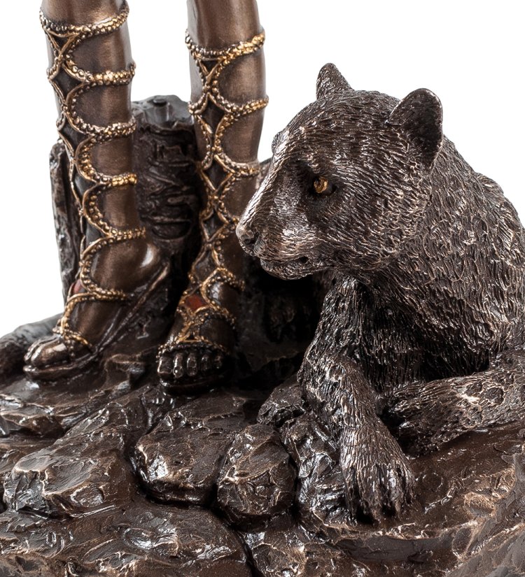 Статуэтка Баст - богиня любви, красоты и домашнего очага Veronese WS-569, увеличенный вид деталей