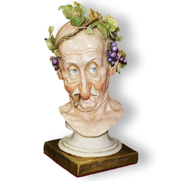 Статуэтка из фарфора Задумчивый Вакх