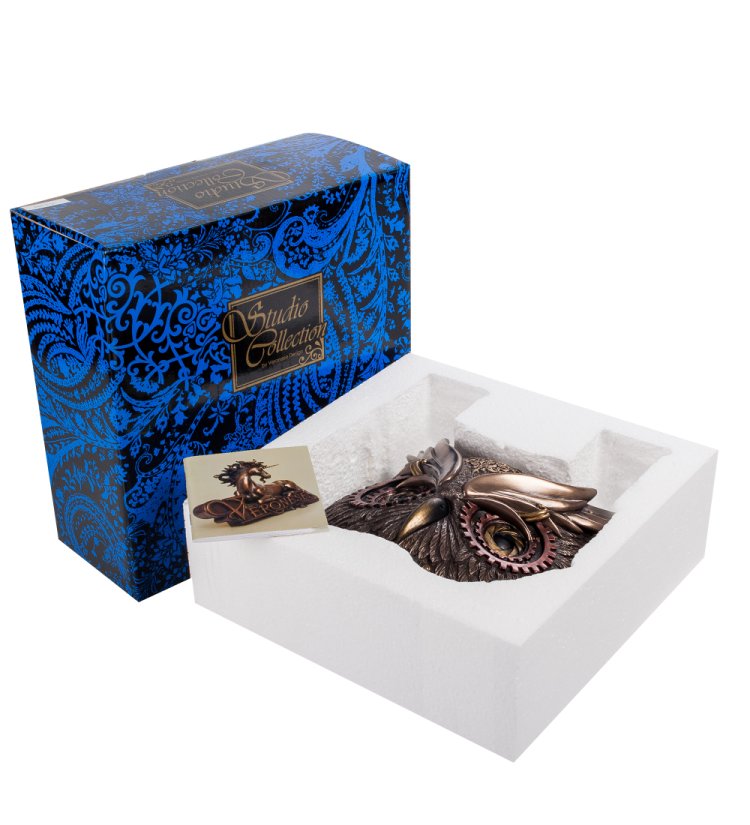 Панно в стиле Стимпанк Сова Veronese WS-290, упаковочный вид