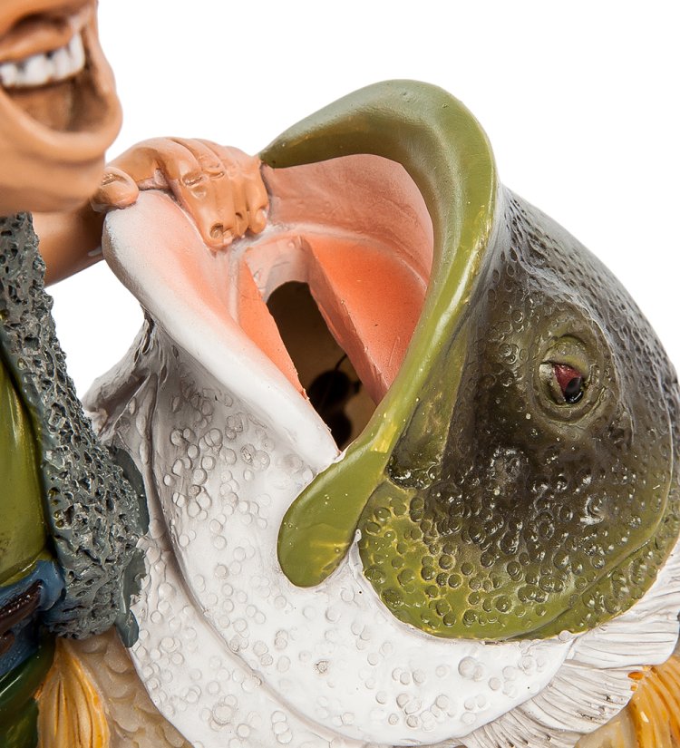 Копилка Рыбак The Comical World of Stratford RV-429,, увеличенный вид деталей