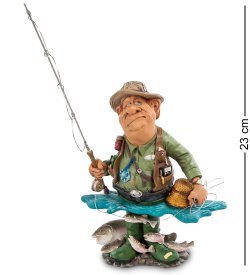 Статуэтка Рыбак с удочкой