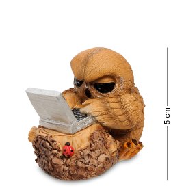 Фигурка Сова с ноутбуком