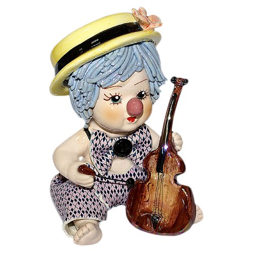 Фигурка из фарфора Маленький клоун в шляпе