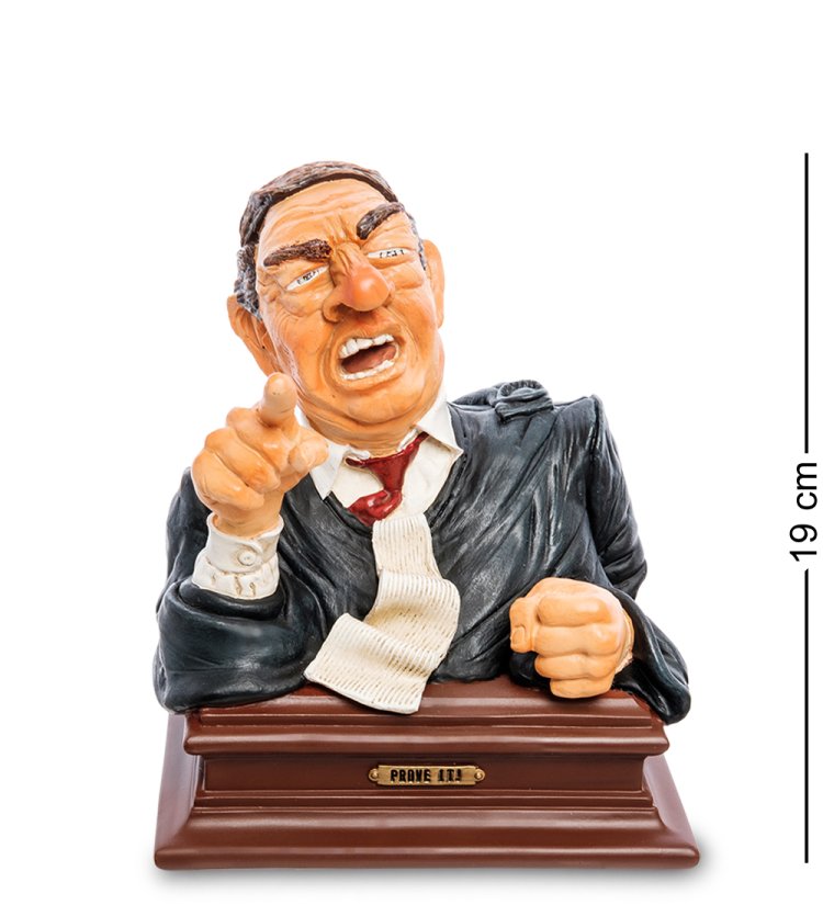Статуэтка Бюст Прокурора в зале суда - Prove it! Forchino FO-85705, портретный вид