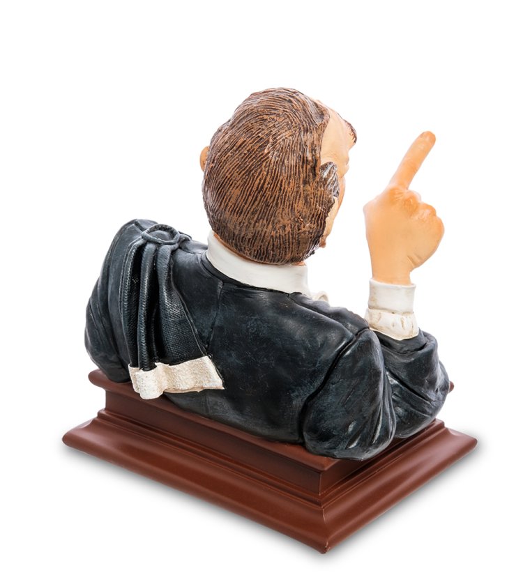 Статуэтка Бюст Прокурора в зале суда - Prove it! Forchino FO-85705, оборотная сторона