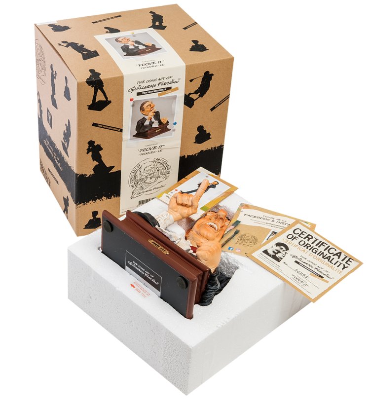 Статуэтка Бюст Прокурора в зале суда - Prove it! Forchino FO-85705, упаковочный вид