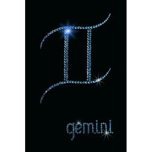 Картина Символ близнецы c кристаллами Swarovski