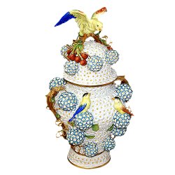 Ваза из фарфора Бразильская птица