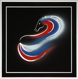 Картина Россия 2014 года c кристаллами Swarovski