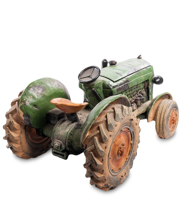 Кашпо Зелёный Трактор Sealmark GG-4440-LC, оборотная сторона