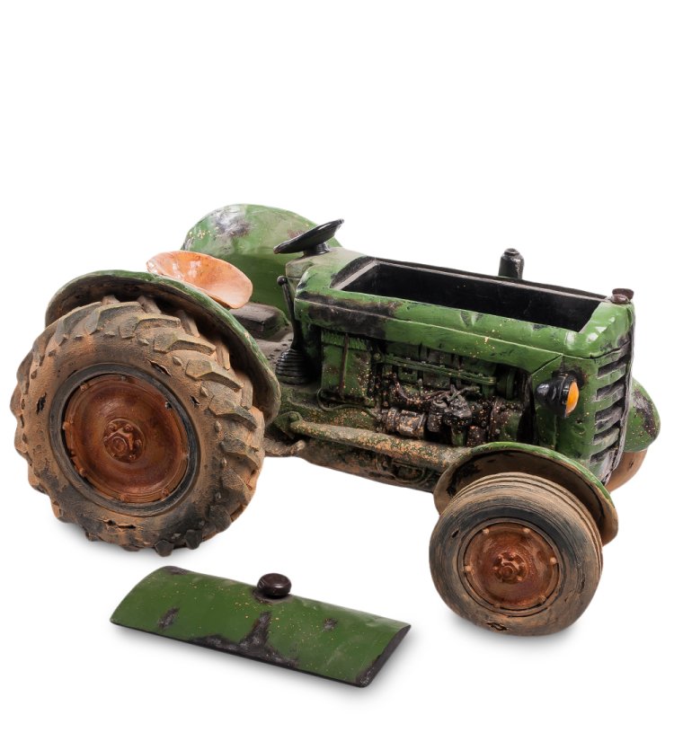 Кашпо Зелёный Трактор Sealmark GG-4440-LC, разборный вид