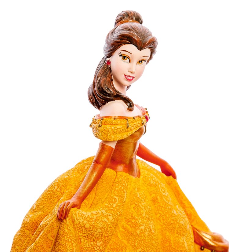 Статуэтка Бэлль в желтом платье Disney Showcase, портретный вид