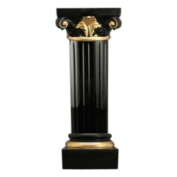 Колонна из керамики Афины, черная