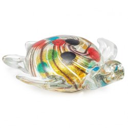 Статуэтка из Муранского стекла Золотая черепаха