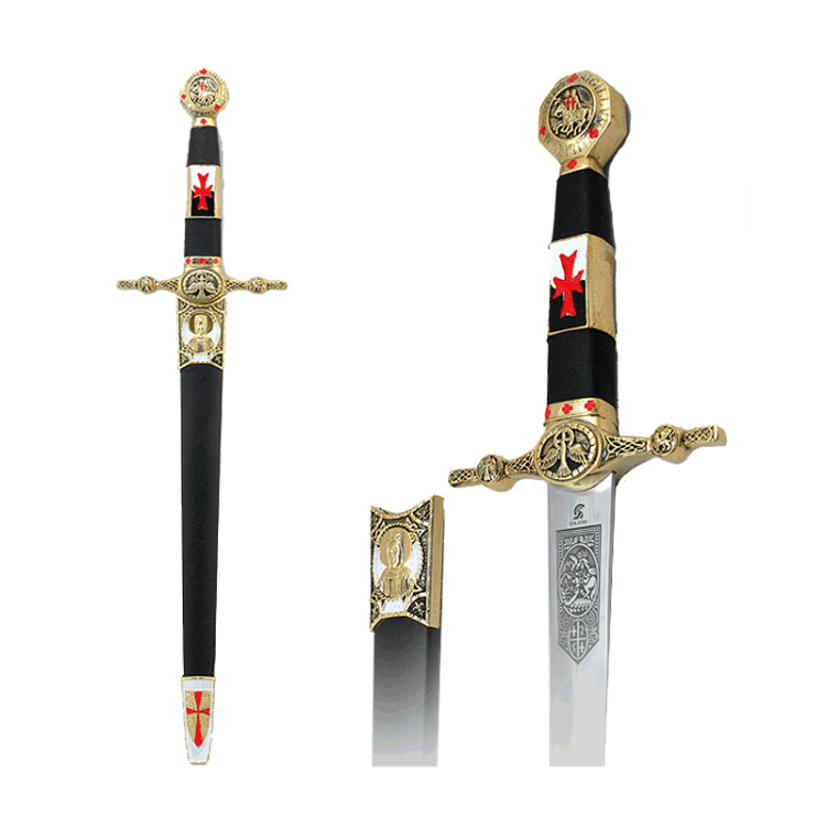 Копия Кинжала Магистра мастера мечей Тамплиеров Art Gladius AG-580