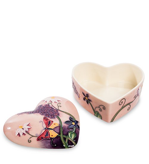 Шкатулка из фарфора Гармония Pavone JP-115/10, разборный вид