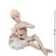Статуэтка из керамики Балерина с цветами сидит Pavone CMS-19/ 1