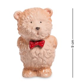 Керамическая фигурка Мишка с букетом