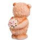 Керамическая фигурка Мишка с букетом Pavone CMS-60/ 4, фотография со спины