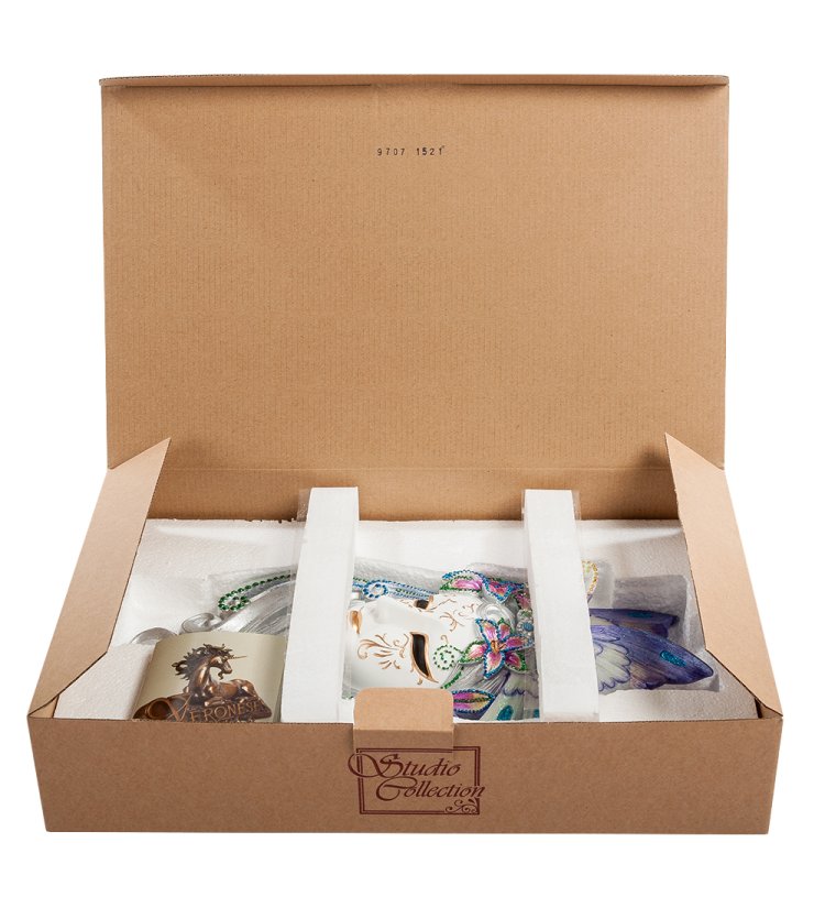 Венецианская маска Лилия Veronese WS-334, упаковочный вид